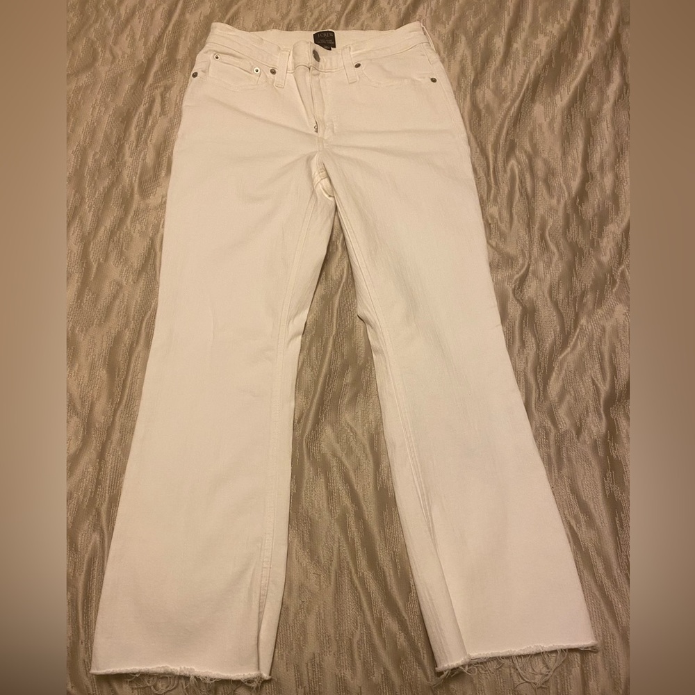 Jcrew Mid Rise Flare Crop